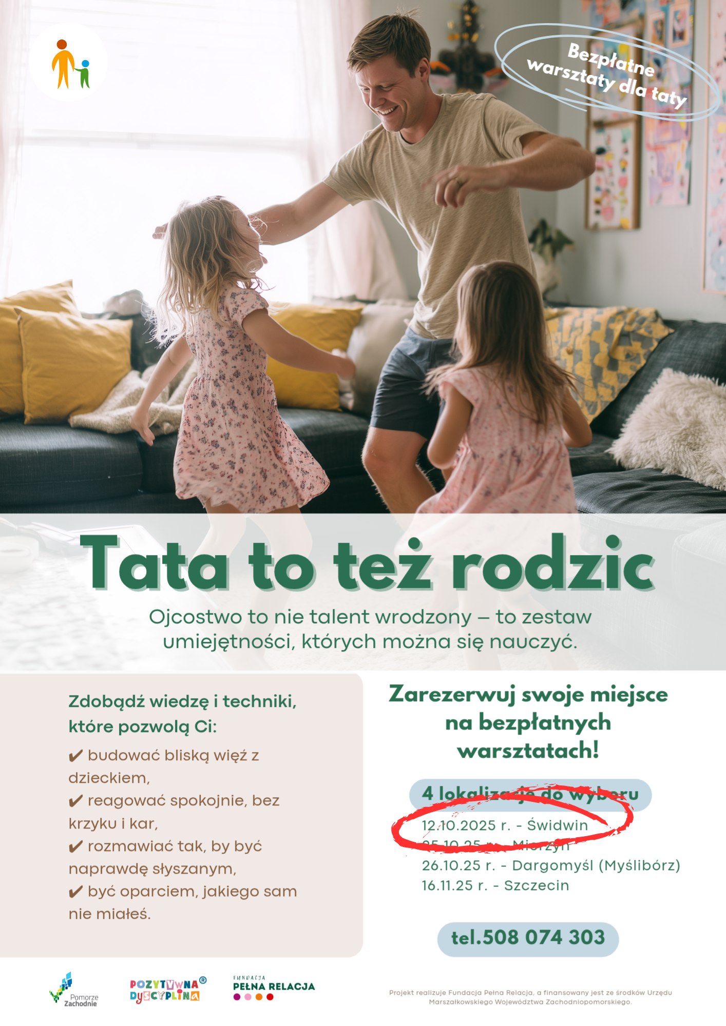 12.10.2025r. – warsztaty „Tata to też rodzic”