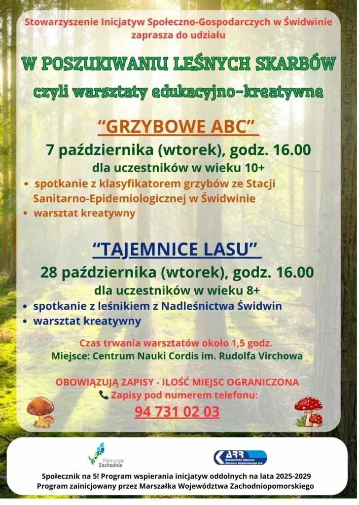 28.10.2025 godz. 16.00 – Tajemnice Lasu (8+) w Cordis